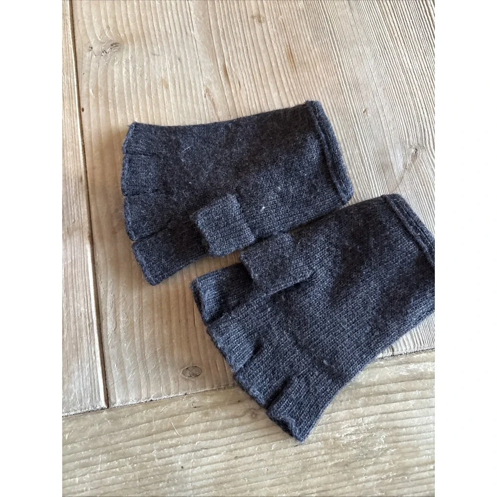 Lauren Ralph Lauren Women's Merino Wool Blend Fingerless Gloves One Size Brown